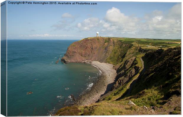  From Hartland Point Canvas Print by Pete Hemington