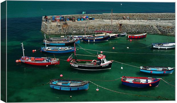 Coverack Habour - Cornwall Canvas Print by Pete Hemington