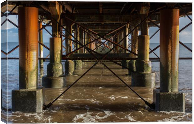 Teignmouth Pier Canvas Print by Pete Hemington