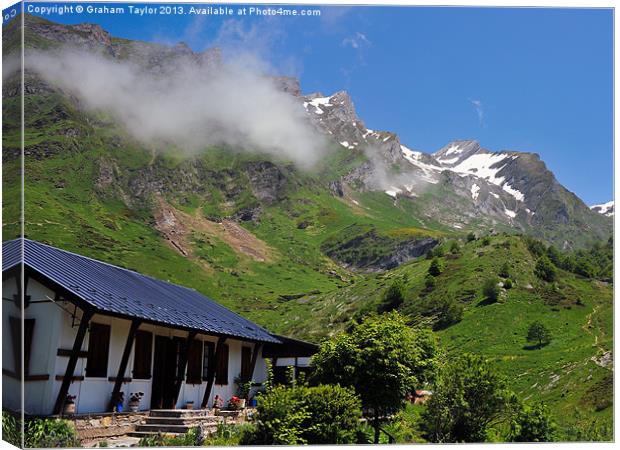 Majestic Pyrenees Peaks Canvas Print by Graham Taylor