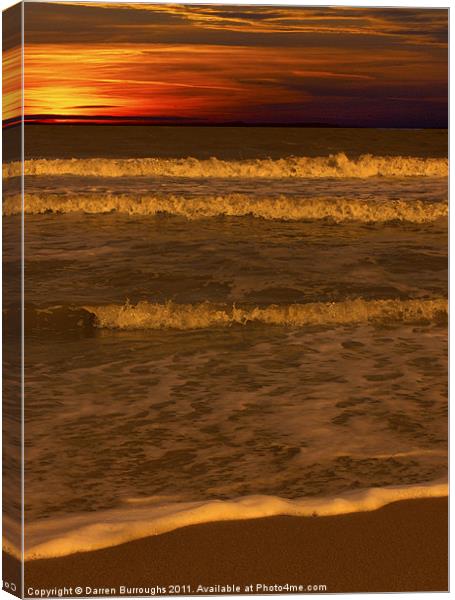 Dunwich Sunrise Canvas Print by Darren Burroughs