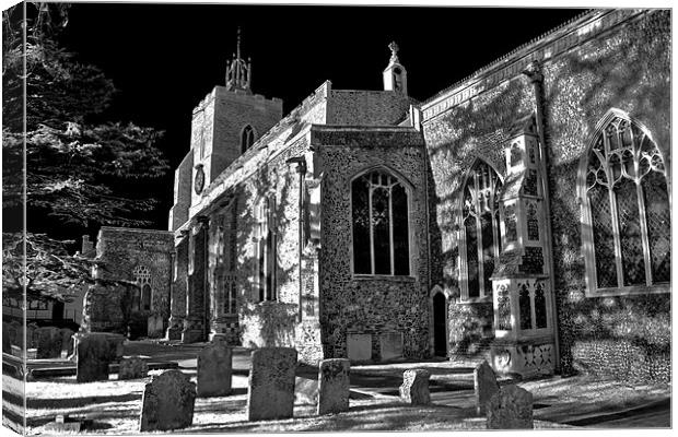 St Mary's Church Diss Canvas Print by Darren Burroughs