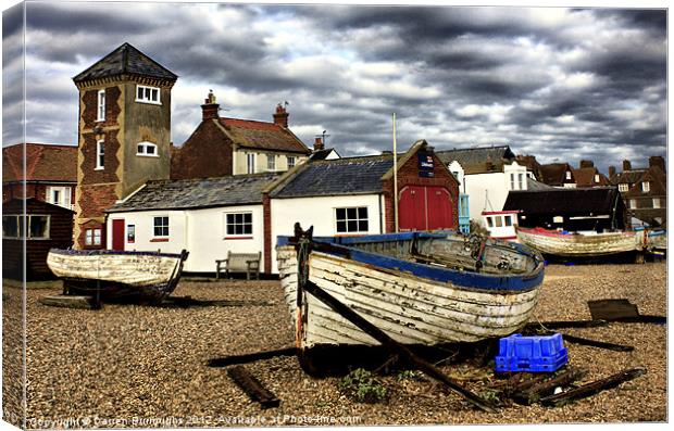 Aldeburgh Boats Canvas Print by Darren Burroughs