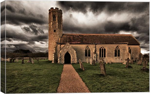 All Saints Church Woodton Canvas Print by Darren Burroughs