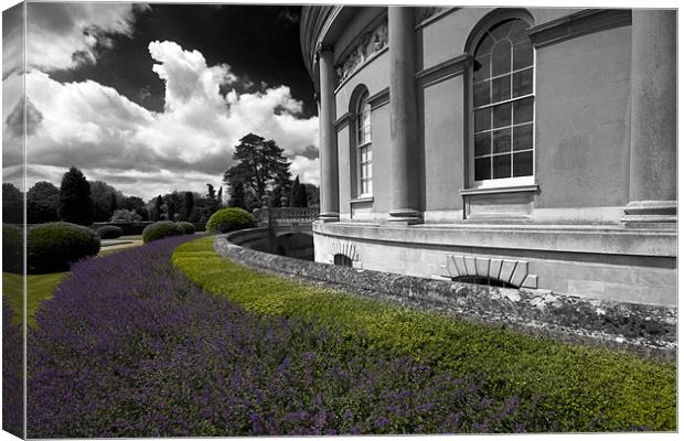 The Garden Ickworth House Canvas Print by Darren Burroughs