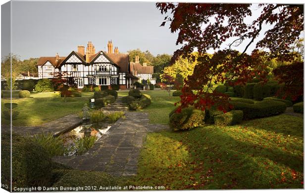 Petwood, Petwood Hotel. Canvas Print by Darren Burroughs