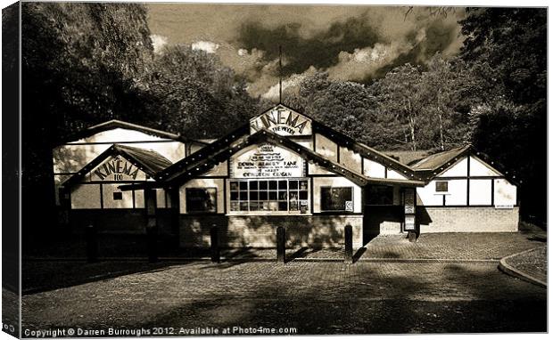 Kinema In The Woods Canvas Print by Darren Burroughs