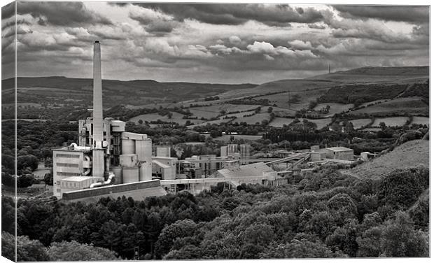 Hope cement Works Canvas Print by Darren Burroughs