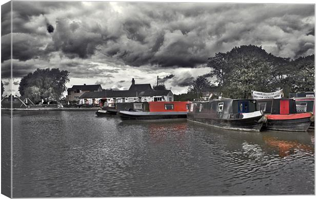 Norbury Wharf Canvas Print by Darren Burroughs