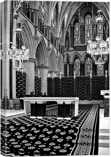 The Cathedral of St John The Baptist Canvas Print by Darren Burroughs