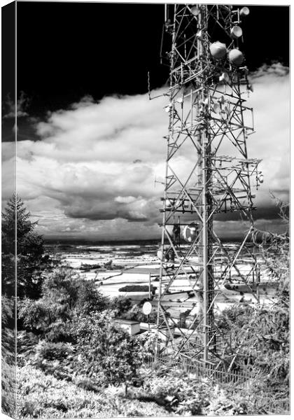 The Tower on the Wrekin Canvas Print by Darren Burroughs