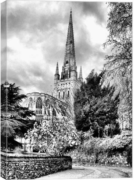 Norwich Cathedral Canvas Print by Darren Burroughs