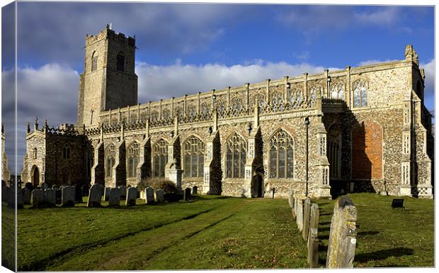 Most Holy Trinity, Blythburgh Canvas Print by Darren Burroughs