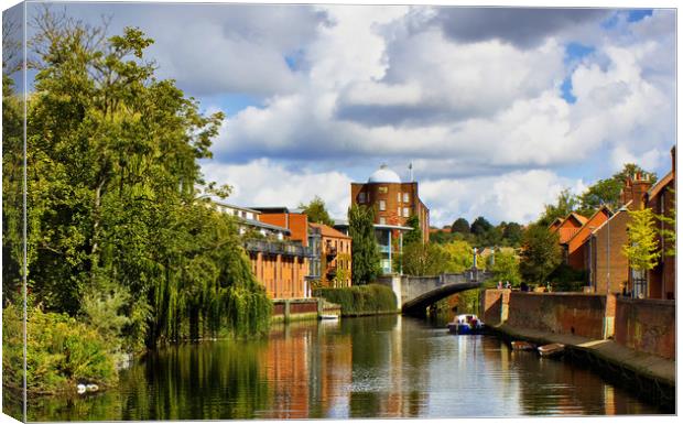 Norwich Riverside Canvas Print by Darren Burroughs