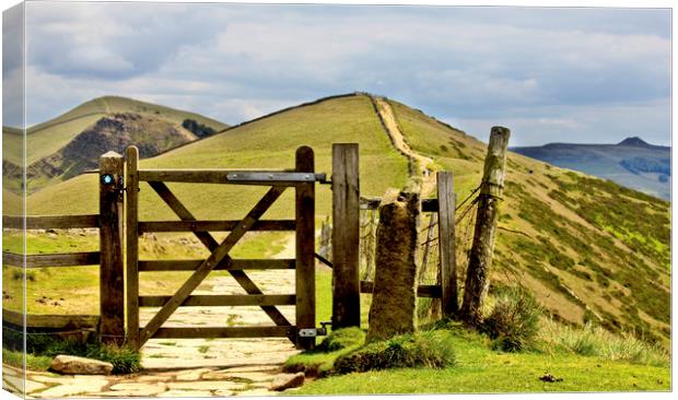 The Gate To The Great Ridge  Canvas Print by Darren Burroughs