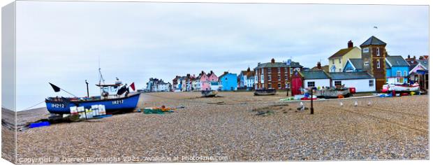 Aldeburgh Suffolk. Canvas Print by Darren Burroughs