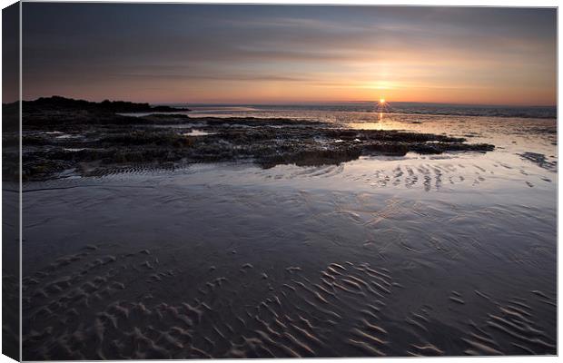 A Solway Sunrise Canvas Print by Steve Glover