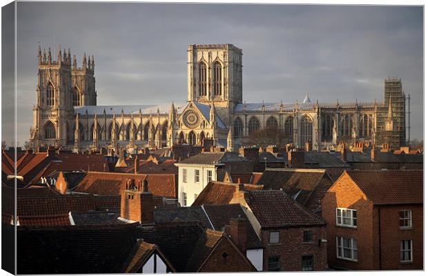 The Cathedral Church of St Peter in York Canvas Print by Steve Glover