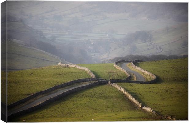 Cam Gill Road Canvas Print by Steve Glover