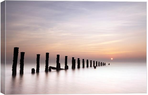 A New Day - Spurn Point Canvas Print by Steve Glover