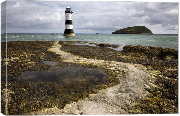 Black Point & Puffin Island Canvas Print by Steve Glover