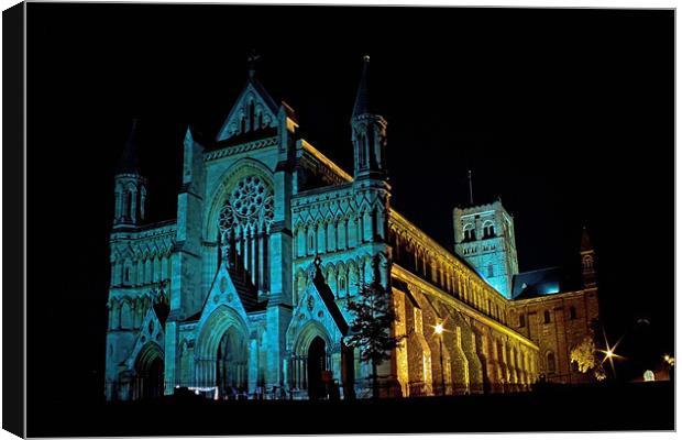 St Albans Cathedral Canvas Print by Doug McRae