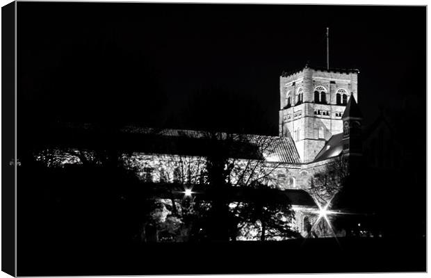 St Albans Cathedral Canvas Print by Doug McRae