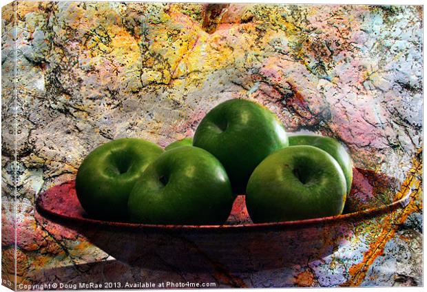 Fruit Bowl Canvas Print by Doug McRae