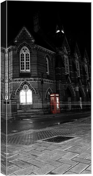Town Hall and phone box Canvas Print by Doug McRae