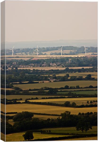 Wind farm Canvas Print by Doug McRae