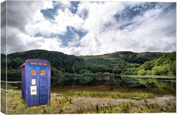 The Doctor Has Landed Canvas Print by Sandi-Cockayne ADPS