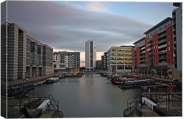 Clarence Dock, Leeds Canvas Print by Sandi-Cockayne ADPS