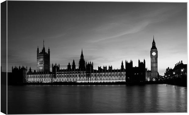 Westminster Skyline Canvas Print by Sandi-Cockayne ADPS