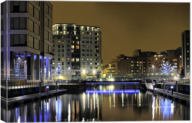 Clarence Dock, Complete re-work Canvas Print by Sandi-Cockayne ADPS