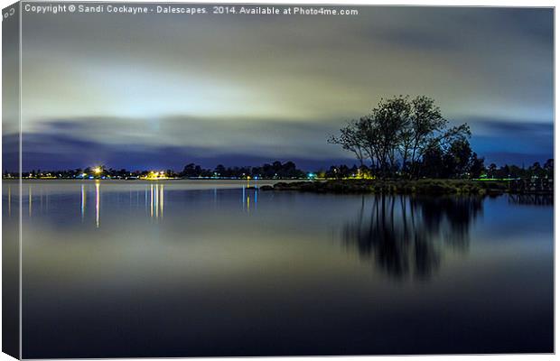  Lake Of Tranquility (Colour) Canvas Print by Sandi-Cockayne ADPS