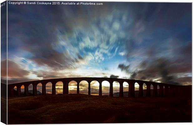  The Iconic Ribblehead Viaduct Canvas Print by Sandi-Cockayne ADPS