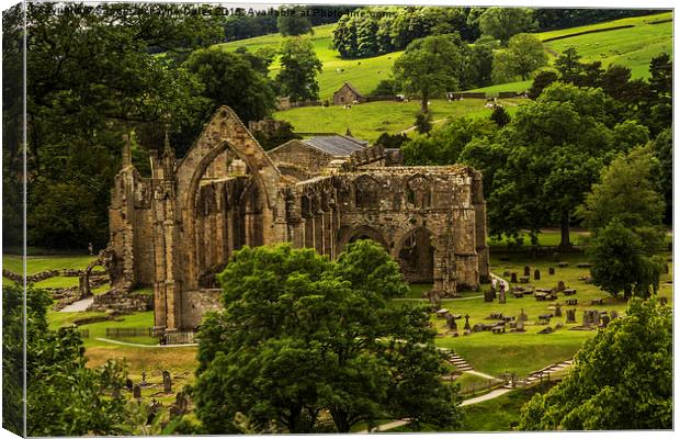  Bolton Abbey In The Summertime Canvas Print by Sandi-Cockayne ADPS