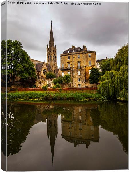  St John's Reflections Canvas Print by Sandi-Cockayne ADPS