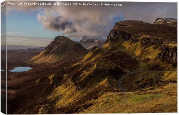 The Quiraing Sunrise Canvas Print by Sandi-Cockayne ADPS