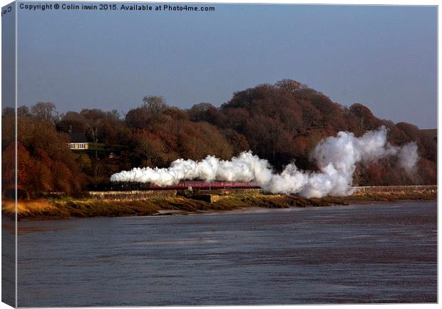 THE CATHEDRALS EXPRESS Canvas Print by Colin irwin