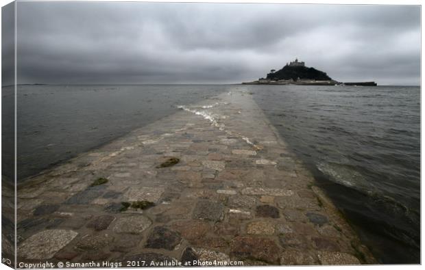St Michael’s Mount, Cornwall Canvas Print by Samantha Higgs