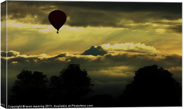 Hot air balloon Canvas Print by Sean Wareing