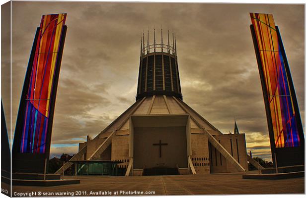 Christ the king cathedral Canvas Print by Sean Wareing