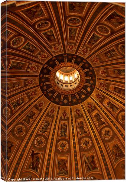 Saint Peters dome Canvas Print by Sean Wareing