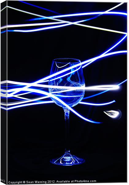 Neon Glass II Canvas Print by Sean Wareing