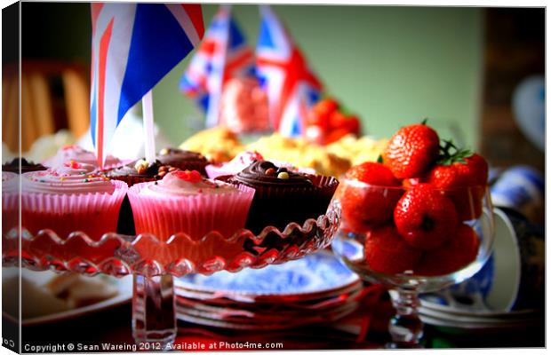 Jubilee Lunch Canvas Print by Sean Wareing