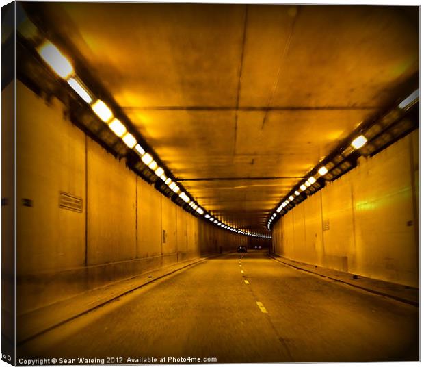 Airport tunnel Canvas Print by Sean Wareing