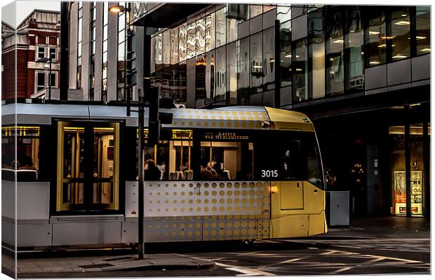 The Manchester Tram Canvas Print by Sean Wareing