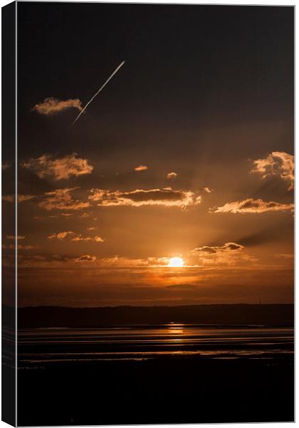 Anglesey Sunset Canvas Print by Sean Wareing