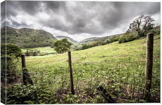 Conwy Valley Canvas Print by Sean Wareing